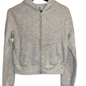 NOBO Light Gray Textured Zip-Up Jacket